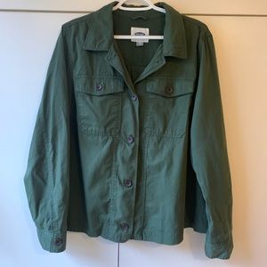 NEVER WORN Military Green lightweight jacket